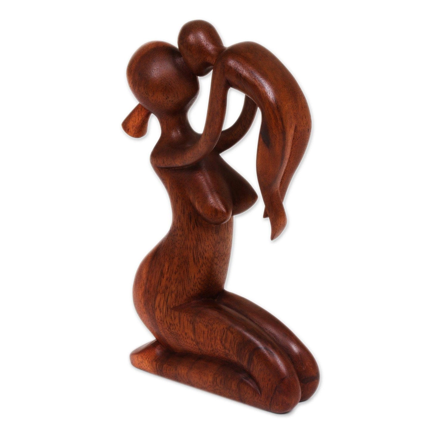 NOVICA Mother's Love Wood sculpture