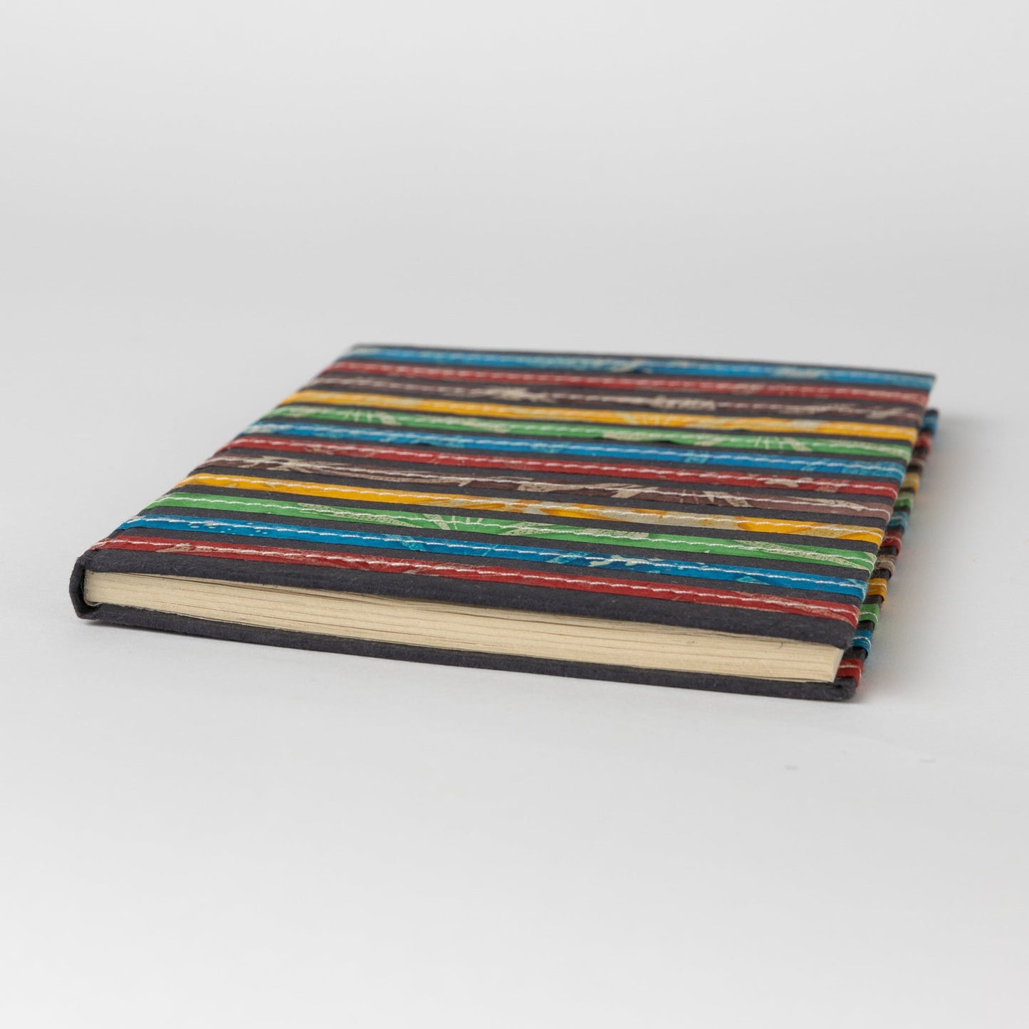 Bright Striped Batik Journal