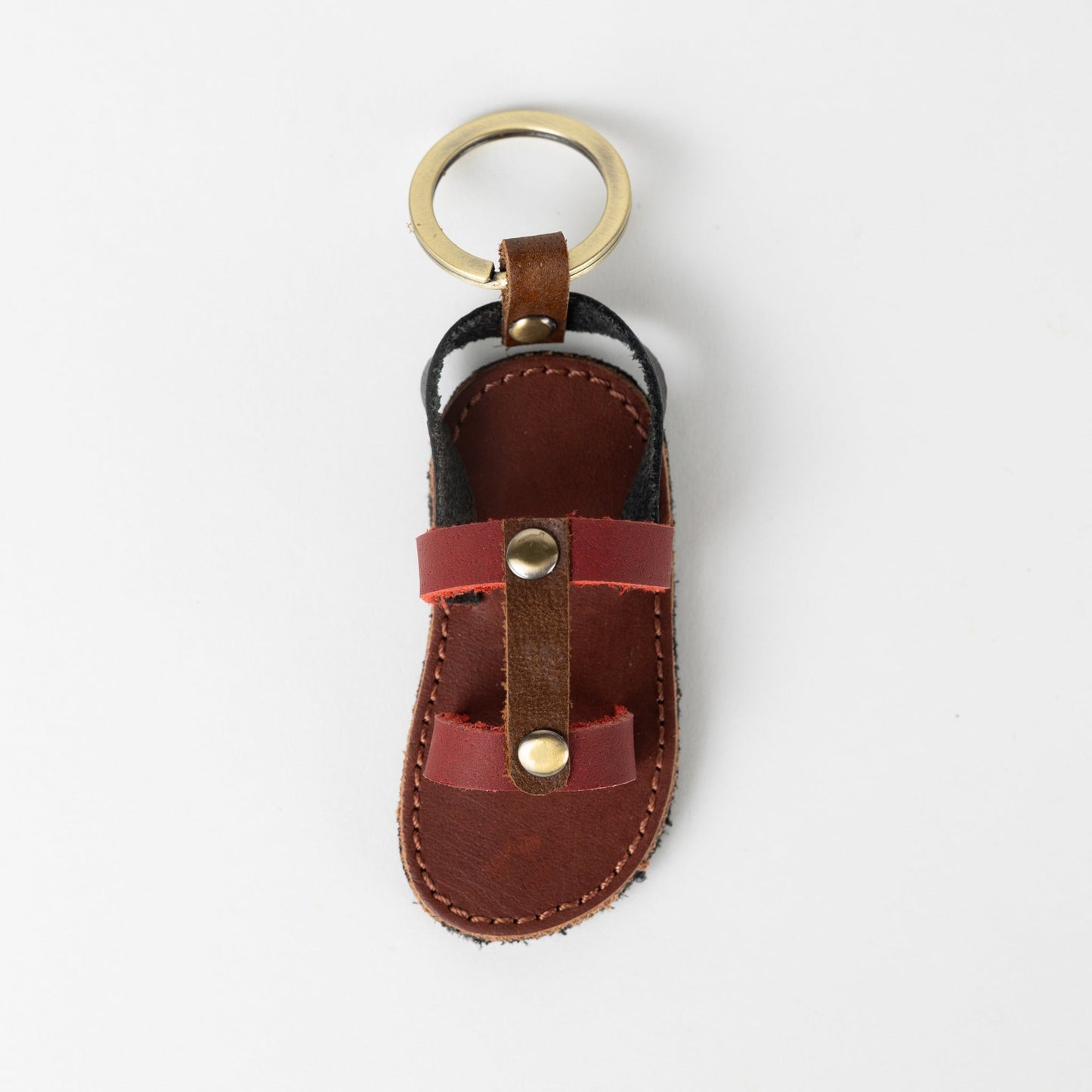Chappal Mini Sandal Leather Keychain