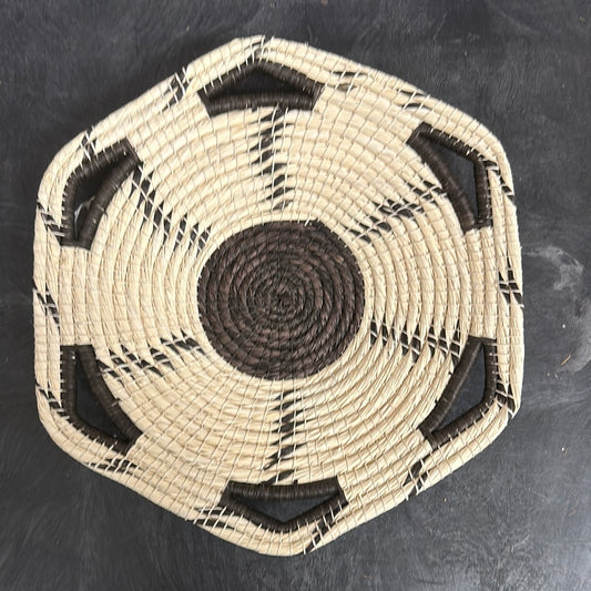 One of a Kind Peruvian Chambira Fiber Basket made by Lindi Pacaya