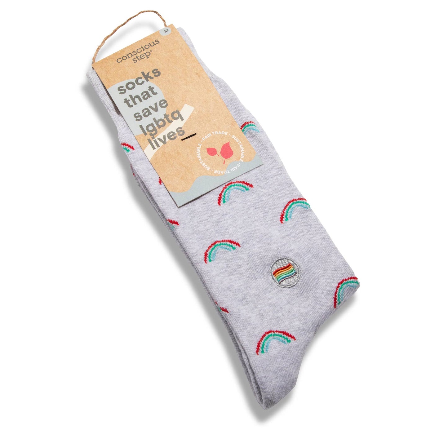 Socks that Save LGBTQ Lives (Radiant Rainbows): Medium