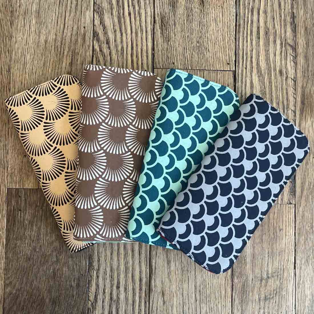 Cotton Canvas Long Wallet - New Fall Styles!: Chocolate