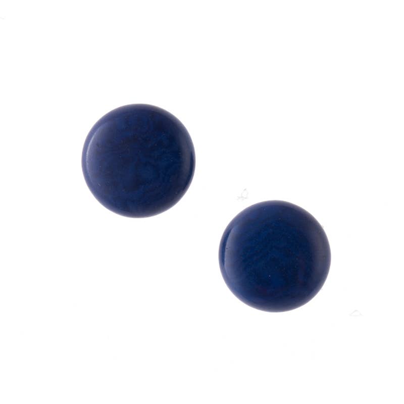 Strength Blue Moon Stud Earrings