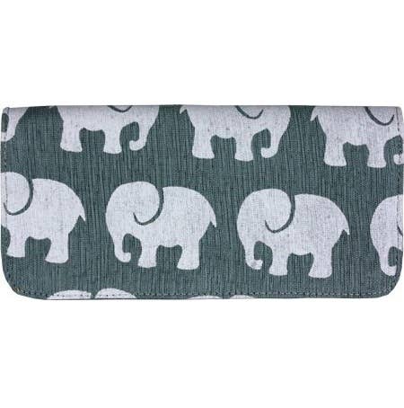 Lite Grey Elephant Long Wallet
