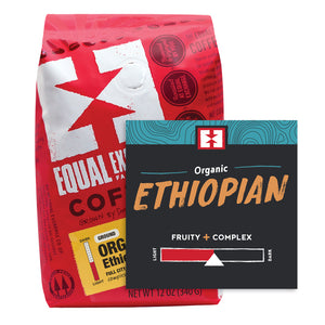 Organic Ethiopian Coffee Ground 12 oz