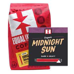 Organic Midnight Sun Coffee Ground 10 oz