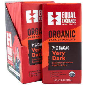 Organic Very Dark Chocolate 2.8 oz (71%)