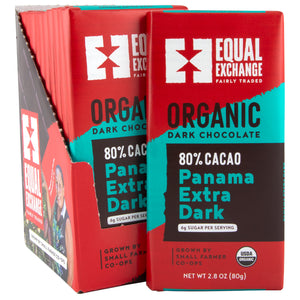 Organic Panama Extra Dark Chocolate 2.8 oz (80%)