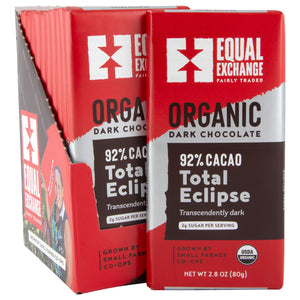 Organic Total Eclipse Dark Chocolate 2.8 oz (92%)