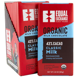 Organic Milk Chocolate 2.8 oz (43%)