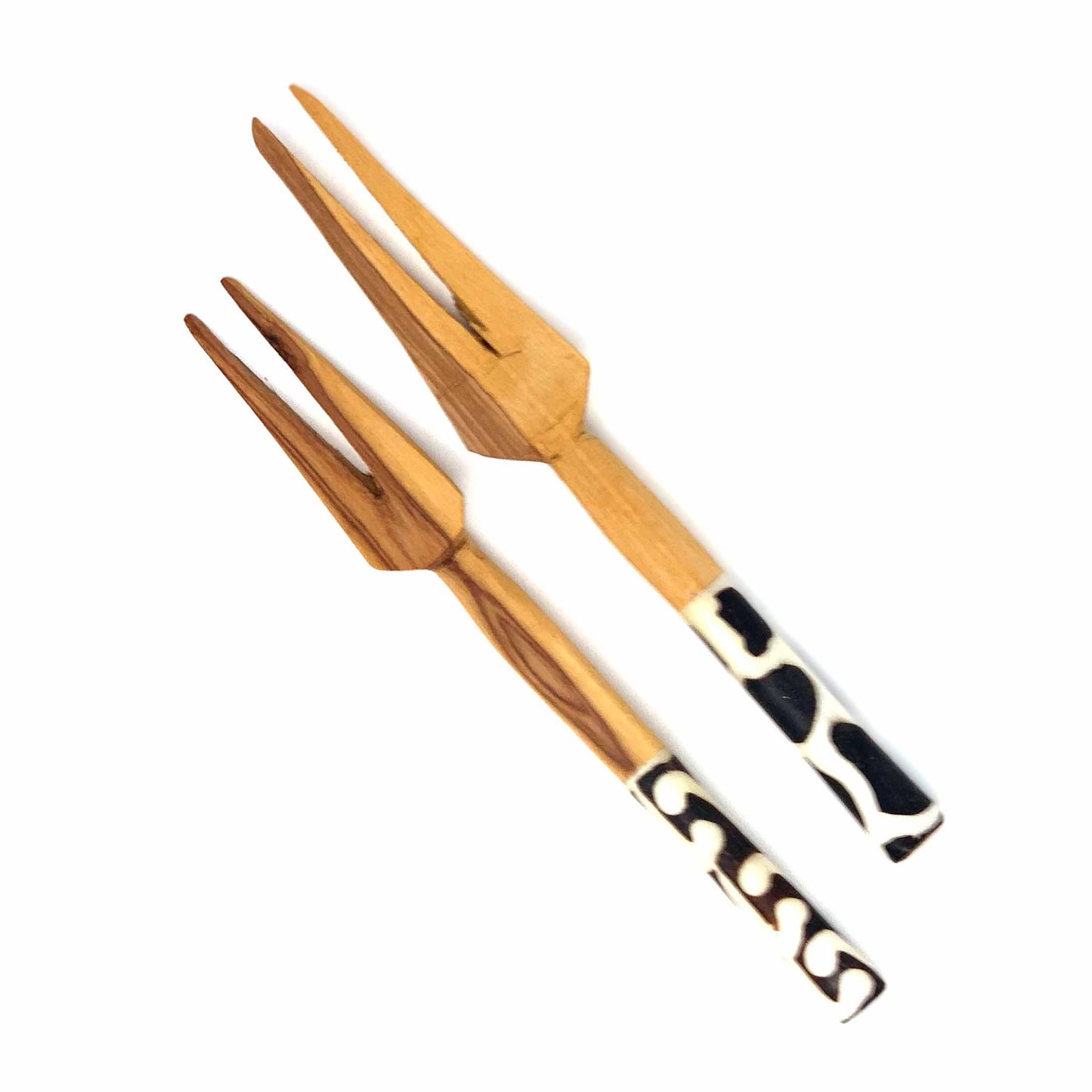 Olive Wood Appetizer Fork, m/2 SINGLE