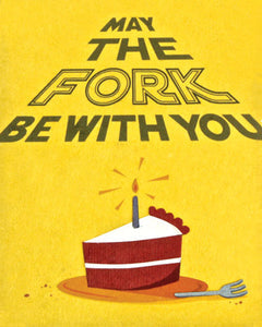 FORK BE WITH YOU CARD