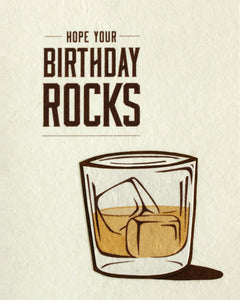 BIRTHDAY ROCKS CARD