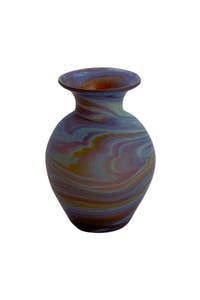Vase Bud Phoenician Glass 4.5H
