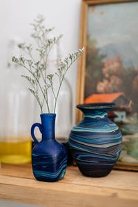 Vase Bud Phoenician Glass 4.5H