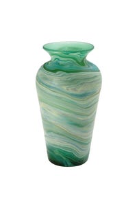 Vase Phoencian Glass 8H Asst