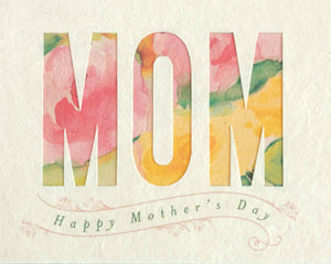 WATERCOLOR MOM DY CARD