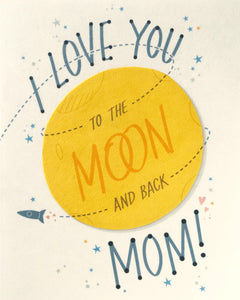 MOON AND BACK MOM CARD