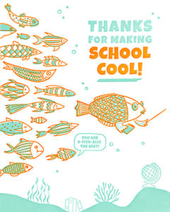 SCHOOL FISH THX CARD