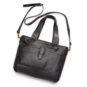 All-For-One Leather Bag - Black
