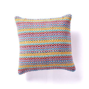 Rainbow rethread pillow cover and insert