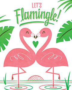 LET'S FLAMINGLE CARD