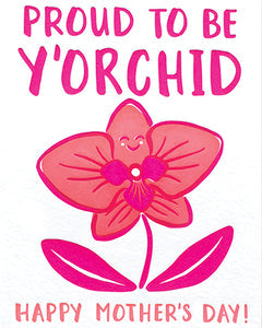 YORCHID MOMS DAY CARD