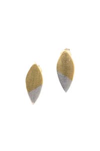 Earrings Post Pointed Oval Bombshell.75L