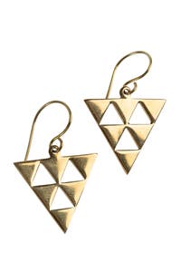 Earrings: Inverse Triangle Bombshell