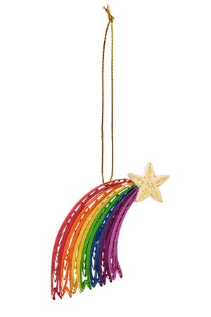 Ornament Rainbow/Star M/3 Quilled Paper