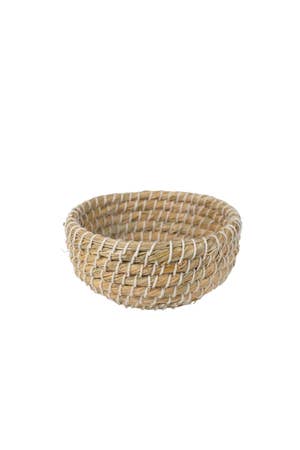 Basket Bowl Wrapped Kaisa Grass/Cotton 6Dx
