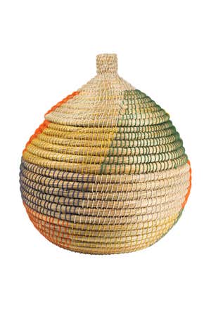 Basket Storage W/Lid Kaisa/Cotton 20Dx22H