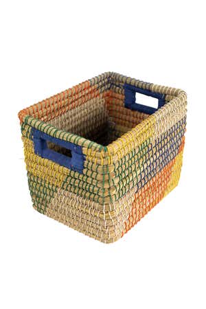 Basket Storage Kaisa/Cotton 12X10X10H Nat/