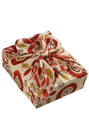 Gift Wrap Asst Saris Cotton 26Sq