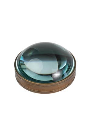 Paperweight Magnifier Glass/Metal 3D Ant