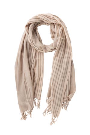 Cinnamon stripes scarf