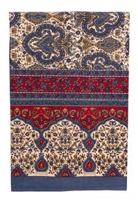 Tablecloth Paisley/Vine 90X60 Blue/Red