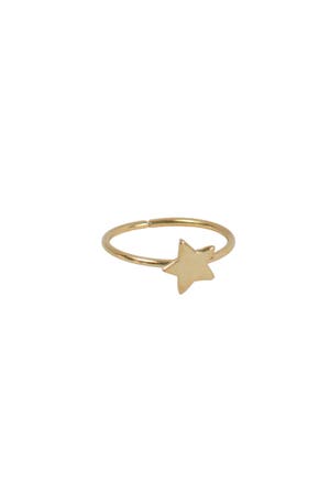 Ring Star M/3 Metal Gold Color