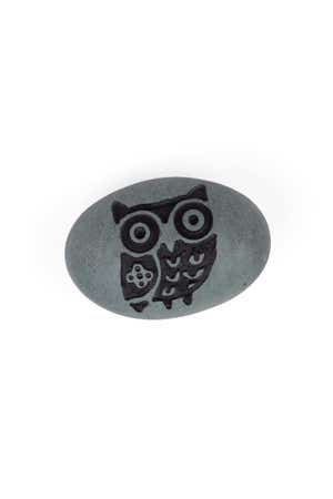 Paperweight Owl M/5 Carved Stone 2X1.5 G
