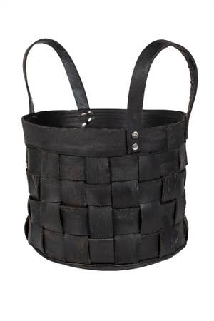 Tote W/Handles Woven Recycled Tire 12Dx1