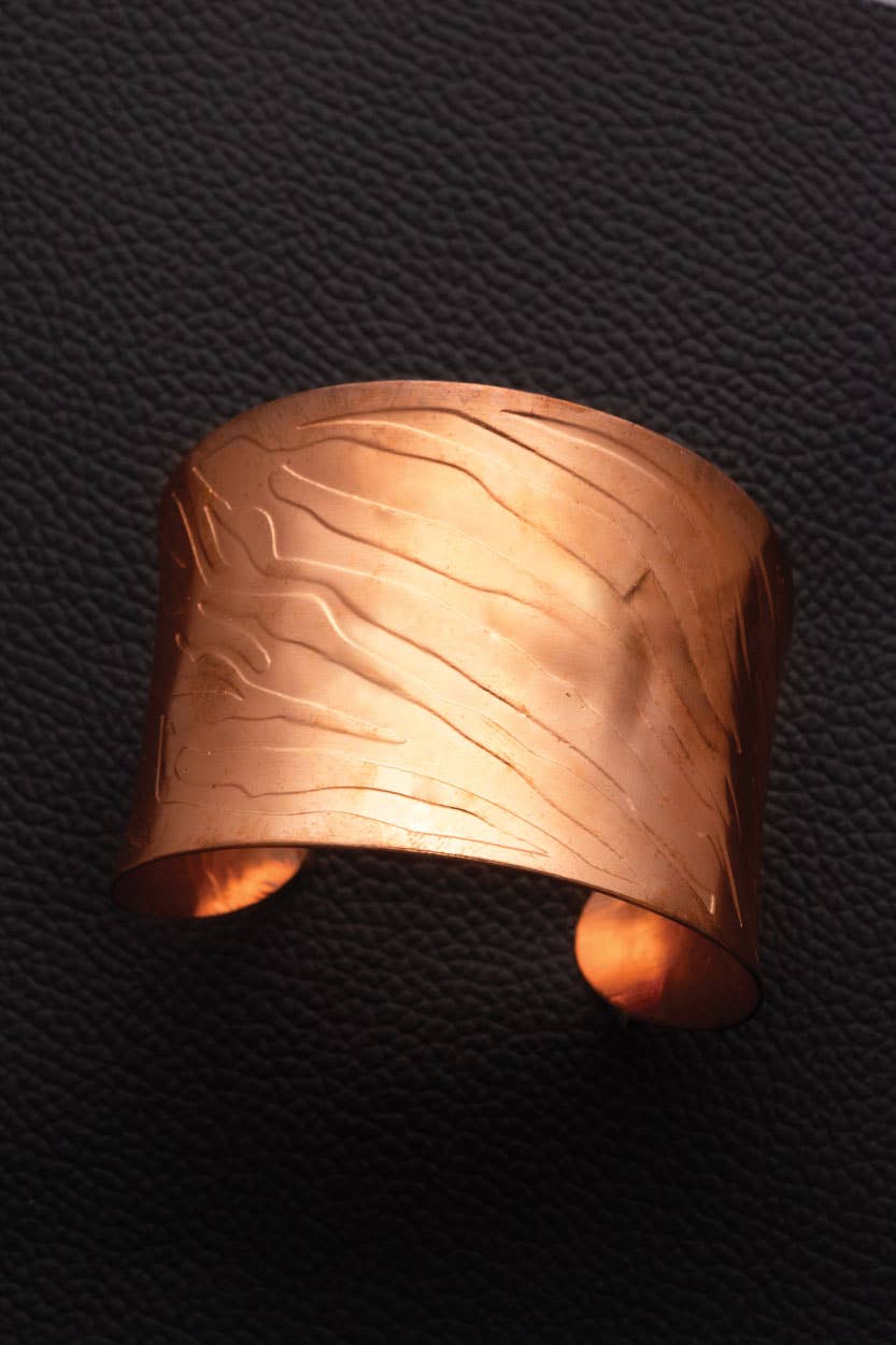 Curved Copper Cuff