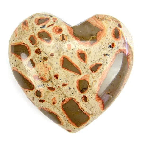 Figurines: Leopardite Heart