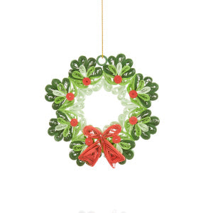Quilled Paper Wreath Ornament