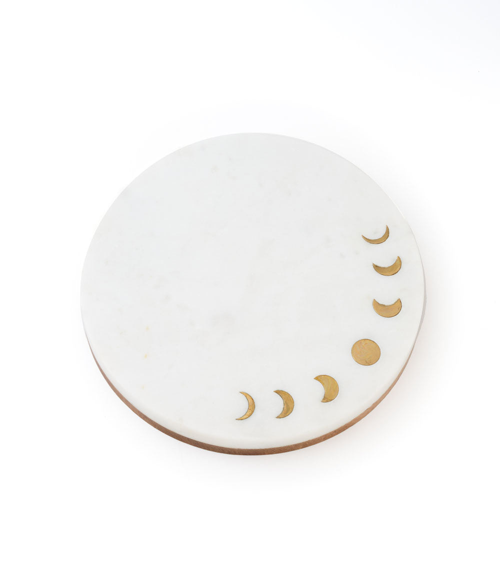 Indukala Marble Cheese Charcuterie Serving Board - Moon Phase