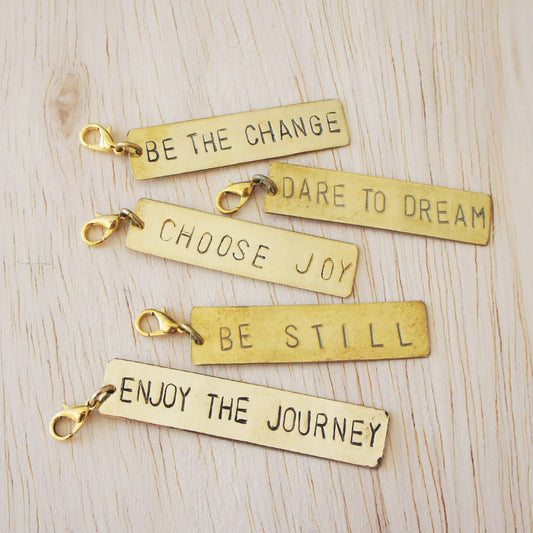 Be The Change Charm