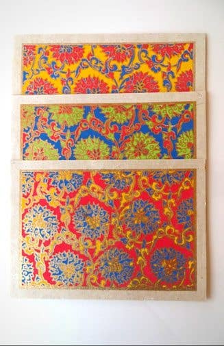 Tibetan Flower Design Card Set, Tree-Free