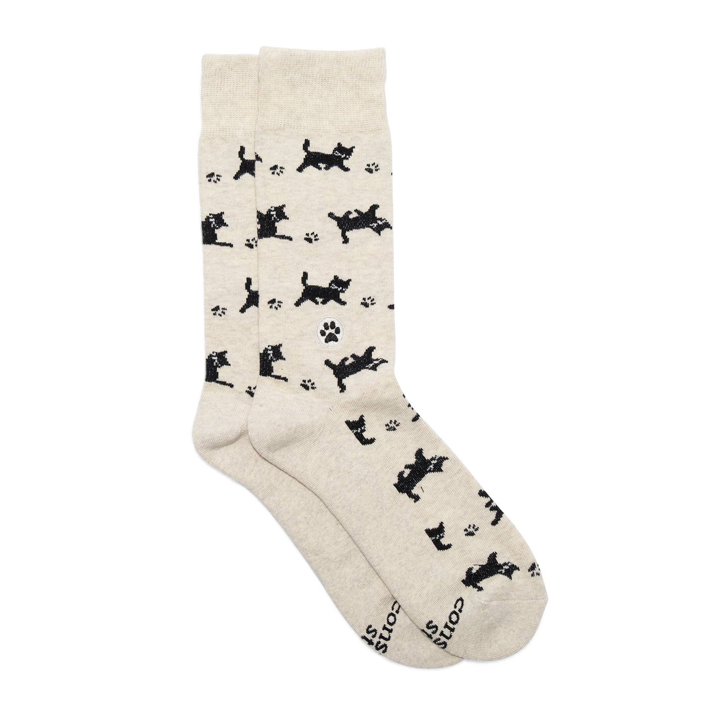 Socks that Save Cats (Beige Cats): Small